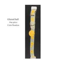 Load image into Gallery viewer, 1Pcs Rubber luminous Pet Collar Metal buckle Color bells collar Comfortable fit noctilucence cat puppy kitten dog Collar
