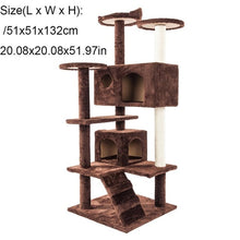 Load image into Gallery viewer, 5 Kinds Cats Toy Scratching Wood Climbing Tree Hanging Toy for Cat Kitten Jumping Standing Frame Cat Furniture

