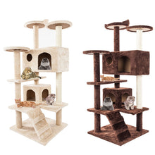 Load image into Gallery viewer, 5 Kinds Cats Toy Scratching Wood Climbing Tree Hanging Toy for Cat Kitten Jumping Standing Frame Cat Furniture

